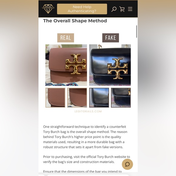 A few tips to authenticate Tory Burch handbags - Picture 7 of 16